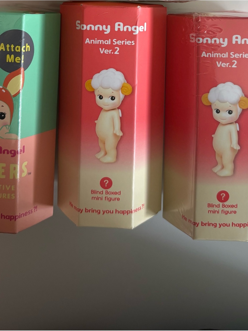 Sonny Angel Animal Series Ver.2 Blind Box Mini Figure - Pink & Cream